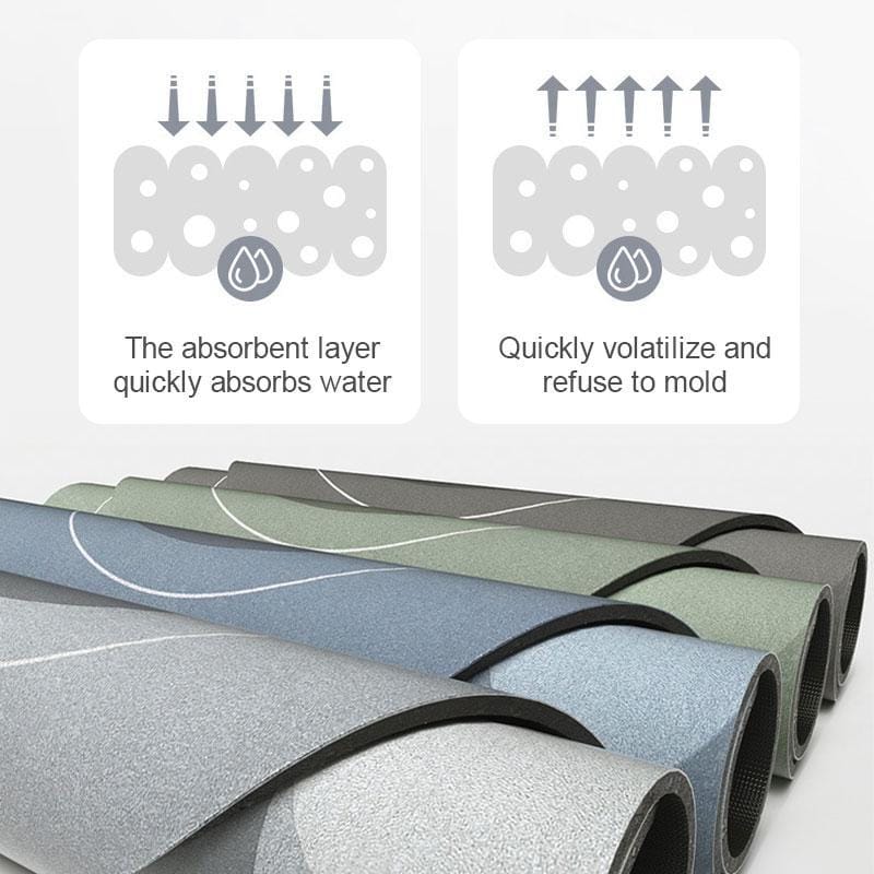 Anti-Slip Water Absorbent Runner & Mat Set